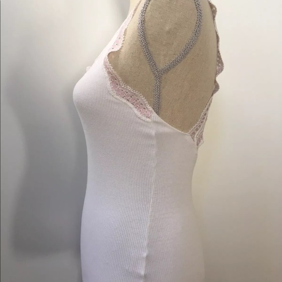 SOLD Free People Ribbed Lace Tank - Picture 4 of 9